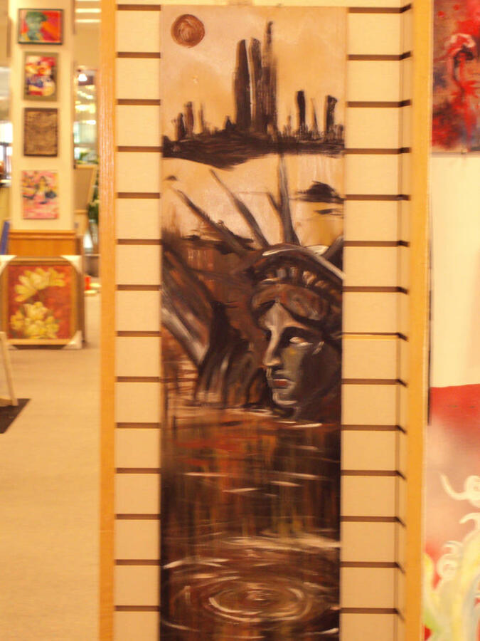 Liberty Submerged on display at Art & Decor